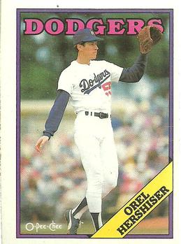1988 O-Pee-Chee Baseball Cards 040      Orel Hershiser